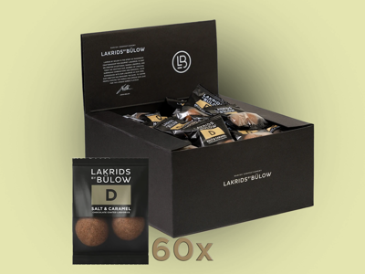 Bülow Lakrids - BOX OF MINIS D - 60 stk SALT & CARAMEL