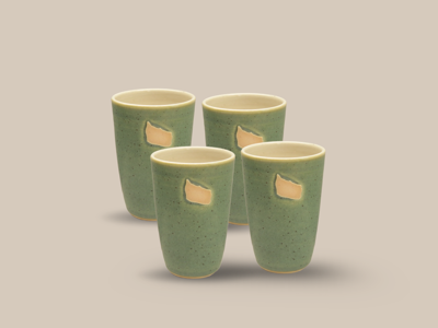 Absalon Design -  4 stk. Kopper uden hank