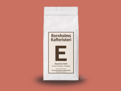 Bornholms Kafferisteri - 1 stk. 1000g Espresso Dark