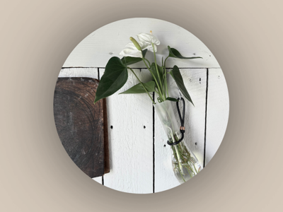 Baltic Sea Glass 3 stk single Trinity vaser - frost