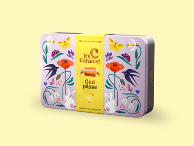 Karamelleriet - 1 stk. Påske Karamel Tinboks