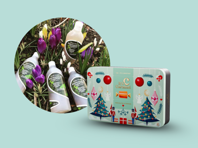 2 stk. Lavendel shampoo fra Knajlinj - Karamelleriet Tinboks