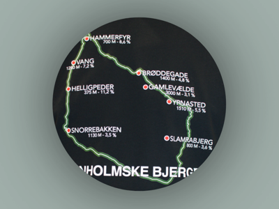 T-shirt - Bornholmske bakker
