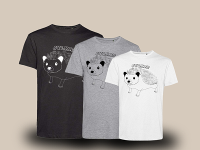 Jylkat T shirt - 4 stk