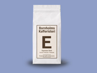 Bornholms Kafferisteri Espresso Dark - 1 stk. 500g  