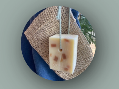 Bornholms Sæbesyderi - Lækker badesæbe + en blød hampehandske