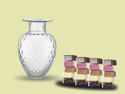 Baltic Sea Glass Pineapple Klar + Kjærstrup Chokolade