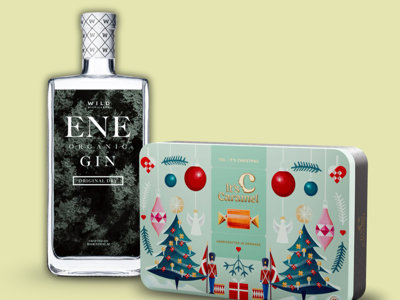 Wild Distillery Ene Gin + Karamelleriet Tinboks