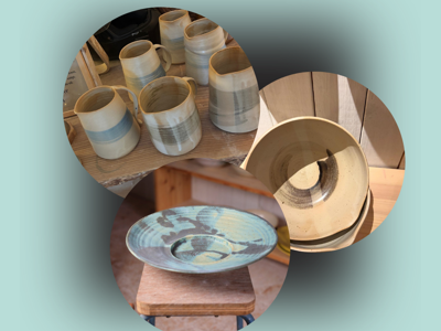 P-Keramik - 1 stk valgfrit fad, skål eller kande