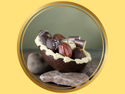 Kjærstrup Chokolade - 1 stk. Fyldt Påskeæg