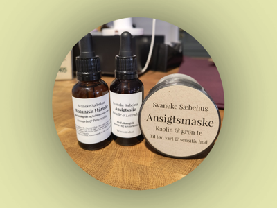 Ansigtsmaske + Ansigtsolie + Hårolie