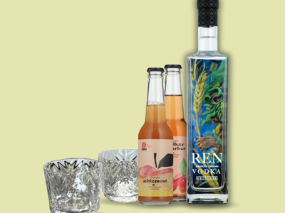 Wild Distillery Vodka - 2 stk Mosteriet -2 stk Baltic Sea Glass 