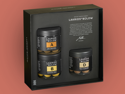 Bülow Lakrids - Gaveæske A, B & D