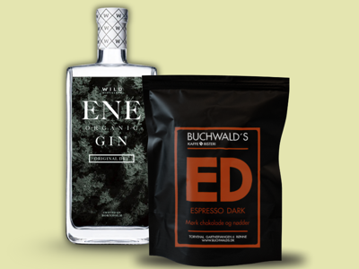 Wild distillery - ENE GIN - original vol. 40% + 500g Buchwalds ED