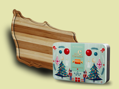 Bornholmerbrættet - Karamelleriet Tinboks