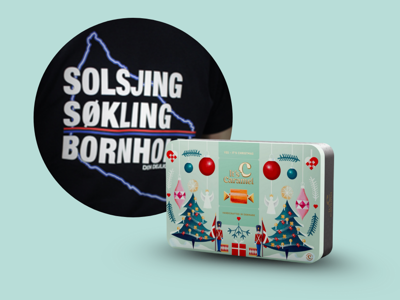 T-shirt - Karamelleriet Tinboks